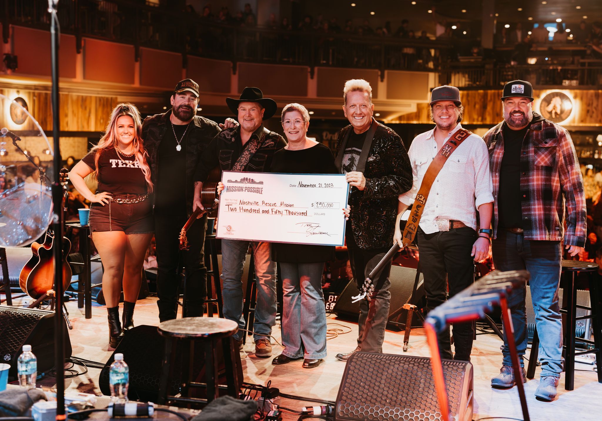 TRACY LAWRENCE DONATES OVER $250K AT 18TH ANNUAL MISSION:POSSIBLE TURKEY FRY AND BENEFIT CONCERT WITH LEE BRICE, PRISCILLA BLOCK AND HALFWAY TO HAZARD